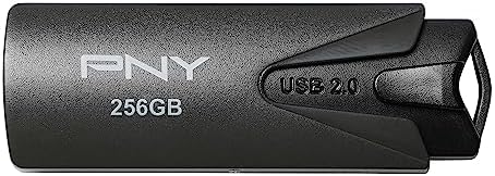 PNY 256GB Attaché USB 2.0 Flash Drive, Black