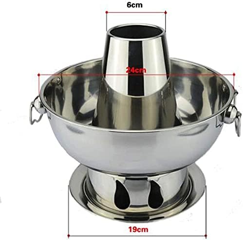 Olla Hot Pot de Cobre Beijing, Estilo Chino, Acero Inoxidable 304 miniatura 4