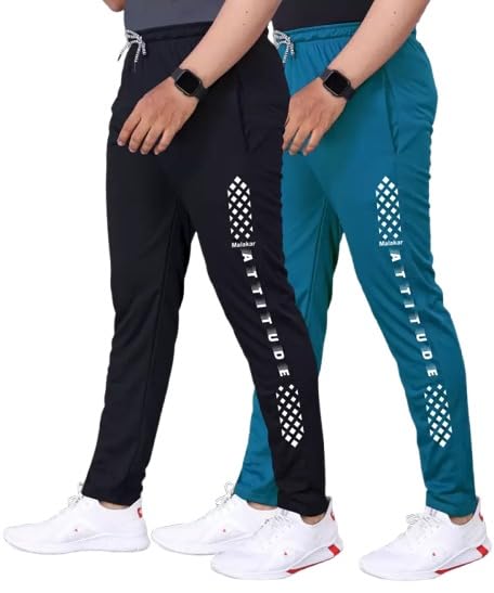 msrealson Track Pants for Mens/Joggers for Men/Lower Lycra Blend with 2 Side Zipper Pockets for Gym, Exercise, Morning Walk, Sports Attitude Combo 01-picture-21