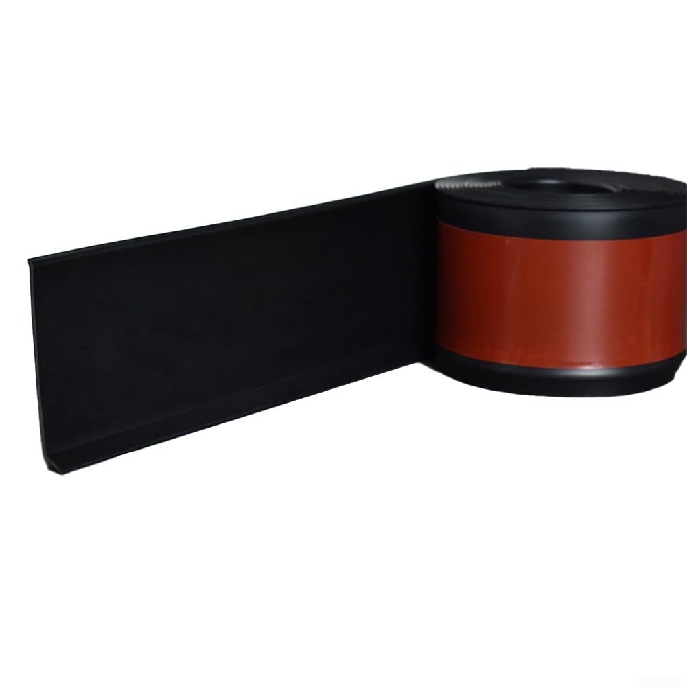 Tira de moldura de pared autoadhesiva de PVC para sala de estar, dormitorio, decoración del hogar, gris, marrón, negro, blanco, amarillo, roble gris, grano de madera (gris)