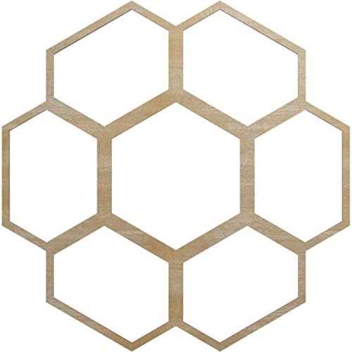 Image of Ekena Millwork 28 inchOD x 9 7 /8 inchID x 3 /8 inchT Florin Wood Fretwork Pierced Ceiling Medallion, Birch