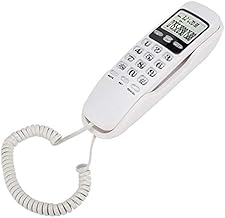Vbestlife 電話機 家庭固定電話機 DTMF / FSK用 コールバック機能 グループコールメモリー機能 通話時間記録 着信番号表示 壁掛け 有線電話機 ホーム オフィス ホテル用