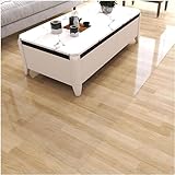  Salle à Manger en Plastique Transparent Protecteur De Table Acoustique Tapis De Chaise D\'ordinateur pour Sol en Dalles De Moquette Protection De Sol Antidéra(Size:140x400cm/54.6x156in,Color:Effacer)