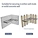 FLEXIMOUNTS 2 Pack 2x4ft Corner Wall Shelving Garage Storage Rack, 24x48 inch Floating Shelves, 440lbs Total Weight Capacity, Black