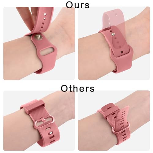 Image of Tobfit Straps for Amazfit Bip /Bip 3 /Bip 3 Pro /Bip /Bip U /Bip U Pro Watch Strap, 20mm Silicone Breathable Replacement Strap for Amazfit GTR 42mm / GTS 2 Mini /2 /2e /3 /4 /4 Mini