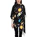 YAGEZI Planets Stars And Milky Way Galaxy Warm Scarf,Soft Scarf For Men And Women,Fashionable Shawl Scarf