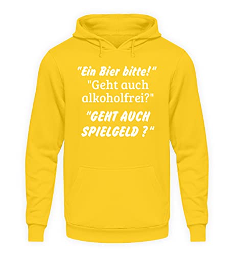 Sweat bière sans alcool jaune pour vos soirées jeux de société entre amis