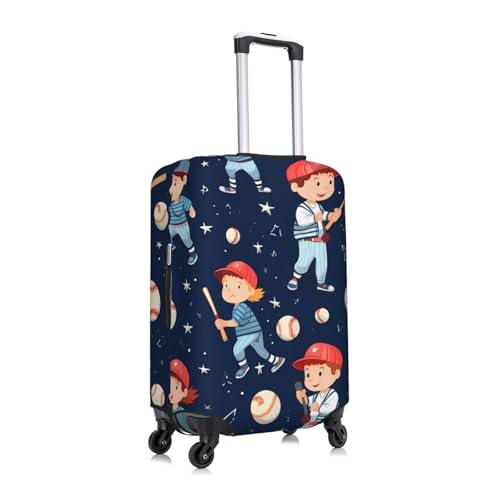 Boys Baseball Luggage covers for Suitcase Sport Ball Travel Suitcase Protector Anti Scratch Suitcase Cover Fit 18-21 inch3