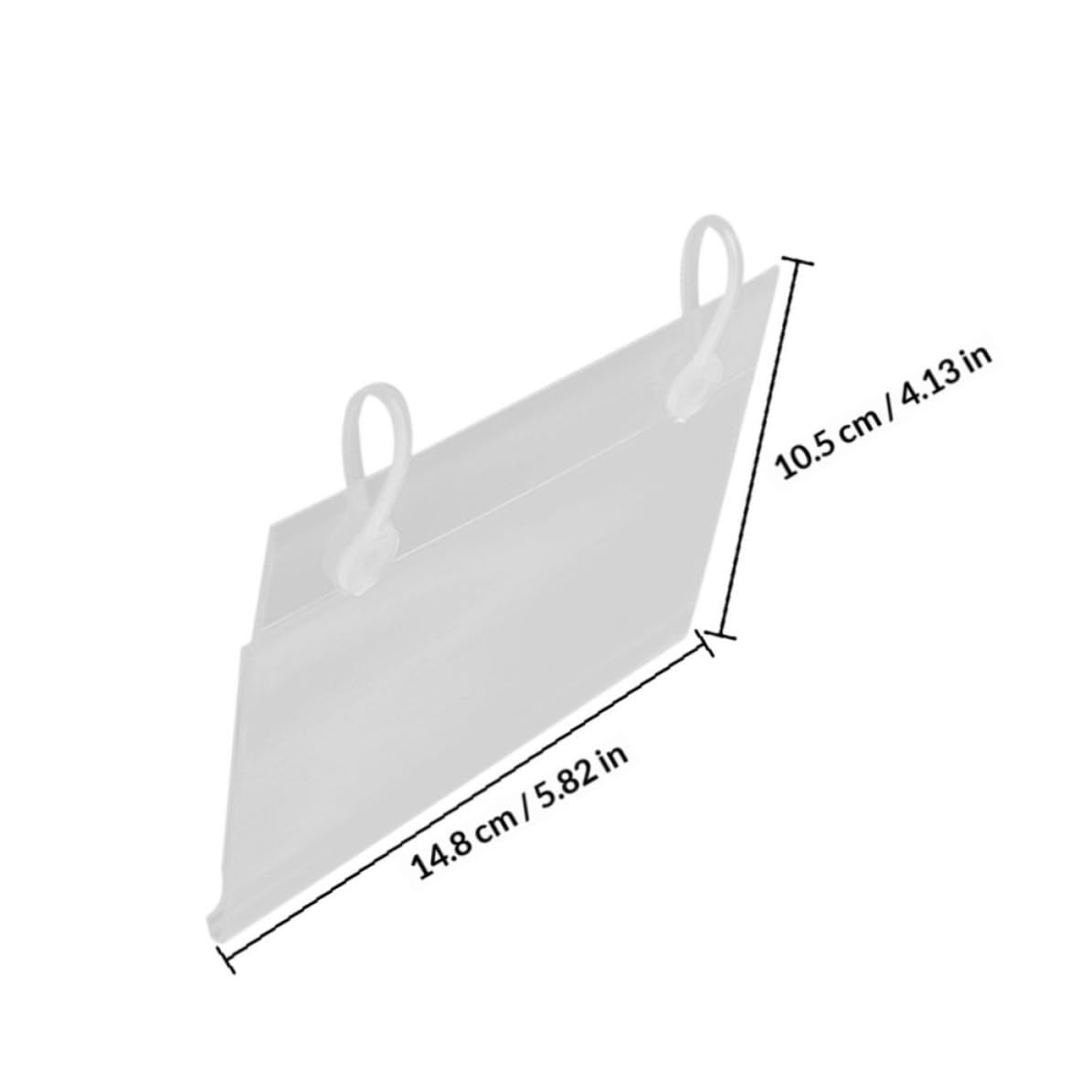 40 Pezzi Porta Etichetta Prezzo in PVC Trasparente