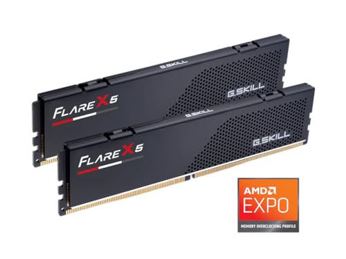 G.SKILL 32GB DDR5 Flare X5 6000MHz CL36 1.35V Dual Channel Kit (2X 16GB) AMD Expo Mattschwarz