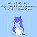 Pawtitas Glow in The Dark Cat Collar Kitten Collar with Safety Buckle and Removable Bell - Teal