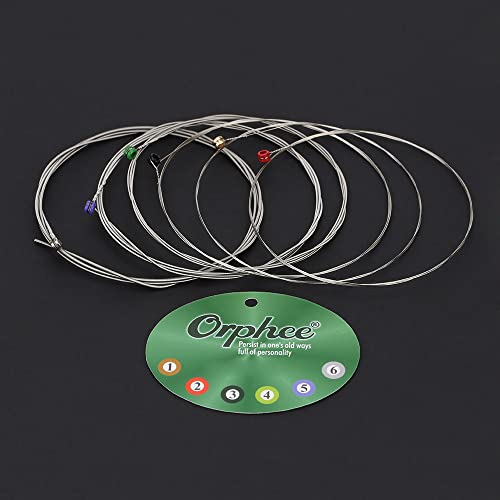SHUIYUE RX19 6pcs Guitare Electrique Jeu de Cordes (.011-.050) en Alliage de Nickel Médium Tension,Cordes en Alliage - Les Beatles, Paul McCartney, John Lennon, RIngo Starr, George Harrison SHUIYUE RX19 6pcs Guitare Electrique Jeu de Cordes (.011-.050) en Alliage de Nickel Médium Tension,Cordes en Alliage – Image 4