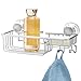 Produktbild iDesign 20770EU Metro Rostfreier Turn-N-Lock Aluminium-Kombi-Korb für Bad Dusche, Conditioner, Seife, 28,56 x 13,06 x 11,89 cm, silber, Metall