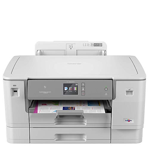 Image of Brother HL-J6000DW Colour Inkjet Printer, X-Series, Wireless, PC Connected, Network and NFC, Print and 2 Sided Printing, A3, Includes 2 Paper Trays and High Yield Ink Cartridges
