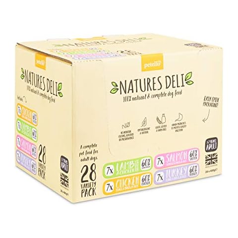 Natures Deli Complete Dog Wet Food Trays, 28 x 400 g Cover