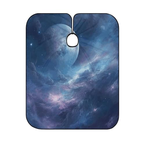 Capa de Barbero Nebula And Moon para Corte de Cabello miniatura 6