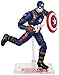 zxwd Fting Capitán América modelo de juguete - Vengadores 3/4 18,5 Cm Hombre de Hierro Capitán América marioneta de mano puede jugar con soportes - recogida de regalos de cumpleaños Juguetes for niños