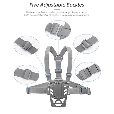 For DJI RC 2/1 Remote Controller Chest Strap Support Mount, Mini 5 Pro/Mini 4 Pro/Mavic 4 3 Pro/Air 3s Drone Accessories Remote Control Bracket, Free Hands Waist Support Mount (For RC/RC2)