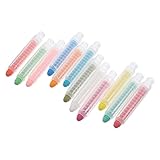 Tofficu 12 Stück Teiliges Kreidestifte Set Farben Staubfrei Waschbar Ungiftig Angenehmer Griff...