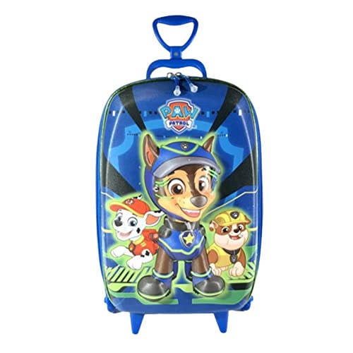 Mala Infantil com 6 Rodinhas Patrulha Canina Chase Spy - Maxtoy