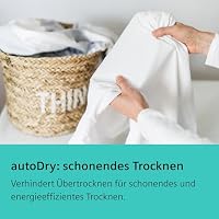 Siemens WQ45B2B40, Stiftung Warentest GUT (2,5)*, iQ700 Smarter Wärmepumpen-Trockner 9kg, autoDry optimale Trocknung, selbstreinigender Kondensator, Touch LED-Display, intelligentDry, Outdoor-Programm – Ansicht 4