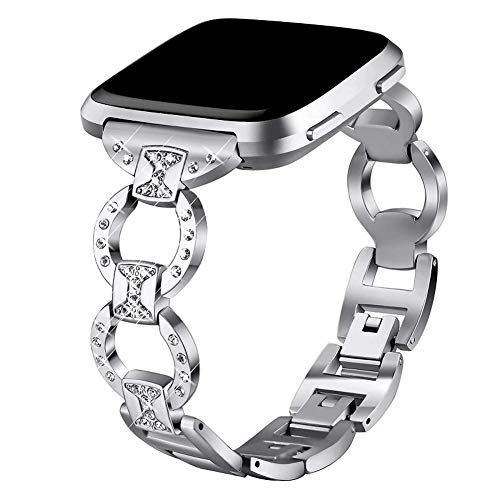 Bands for Apple Watch Women Bracelets 38mm 40mm 42mm 44mm, Replacement Straps with Diamond Rhinestone iWatch Wristbands for Watch Series 4 3 2 1 Band, Women