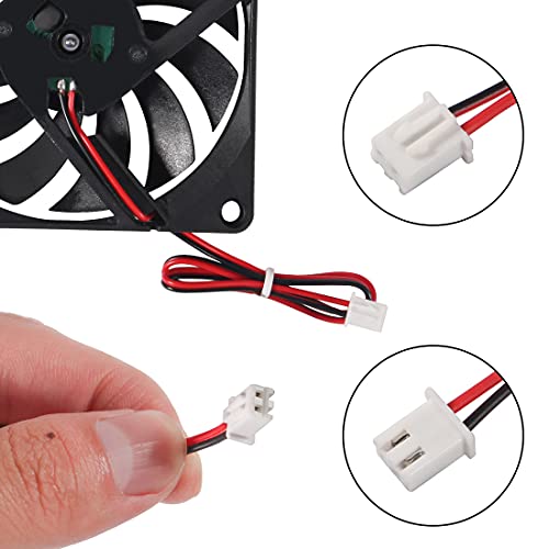 2Pcs Dc 12V 8010 Fan Dual Ball Bearings 80Mm 10Mm Fan 3D Printer 80X80X10 Brushless Cooling Fan For 3D Printer Pc Cpu Computer Case Fan Cooler And Other Small Heat Dissipation Equipment #TOP3