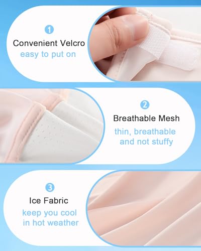 UPF 50+ Unisex Breathable Cooling Face Cover Sun UV Protection Earloop Neck Gaiter Scarf for Summer Outdoor Activities4