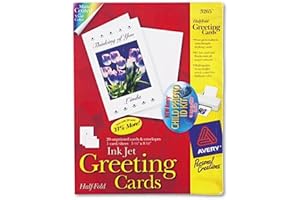 Avery Greeting Cards Half-Fold with Envelopes 3297