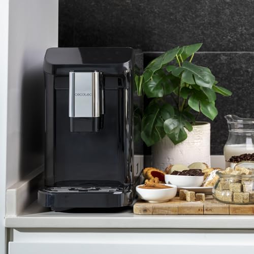Cecotec Superautomatische Kaffeemaschine Cremmaet Macchia Black. 1350 W, Thermoblock, 19 Bar Pumpendruck, Plug&Play-System, Kaffeevorratsbehälter mit integrierter Mühle, Automatische Reinigung – Bild 4