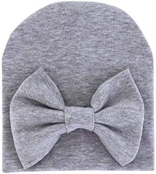 Miniatura 5 de QandSweat Sombreros y gorras para recién nacidas para niñas de algodón de 0 a 6 meses, paquete de 6, 0-6 meses