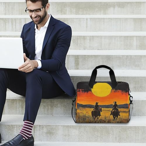 Bolso para laptop crossbody 15.6 pulgadas vintage miniatura 3