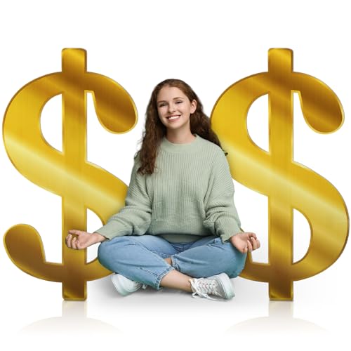 Geelin 2 Pcs 3.3 ft Dollar Sign Party Decor Us