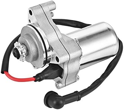 Trkimal 3 bolt Starter Motor with cable for 50cc 70 cc 90cc 100 cc 110cc 125 cc Dirt Bikes Go Karts ATVs Pit Bike Dune Buggy Sandrail Quad 4 Wheelers SSR Roketa Taotao Coolster Jonway SunL