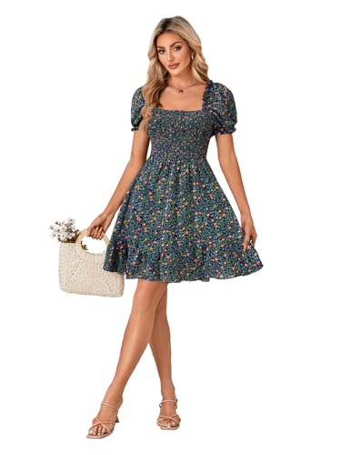 Image of Rooscier Women's Summer Boho Mini Dress