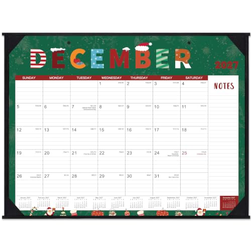 Image of Desk Calendar 2027-12 inch x 24 inch, Jan. 2027 - Dec. 2027, 12 Months