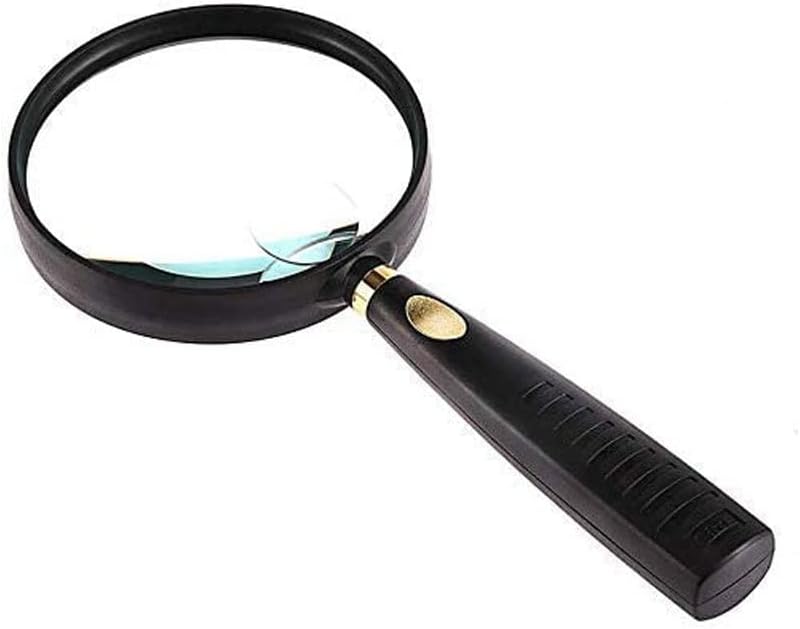 Read Repair Magnifying Glass Reading for The Elderly High-Definition 90mm Lens Students to Enlarge The Mirror Magnifier Magnifying