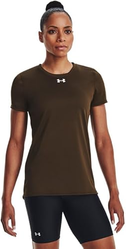 Under Armour Tek Tech, T-shirt court pour femme, coupe ample, bleu marine, Cleve