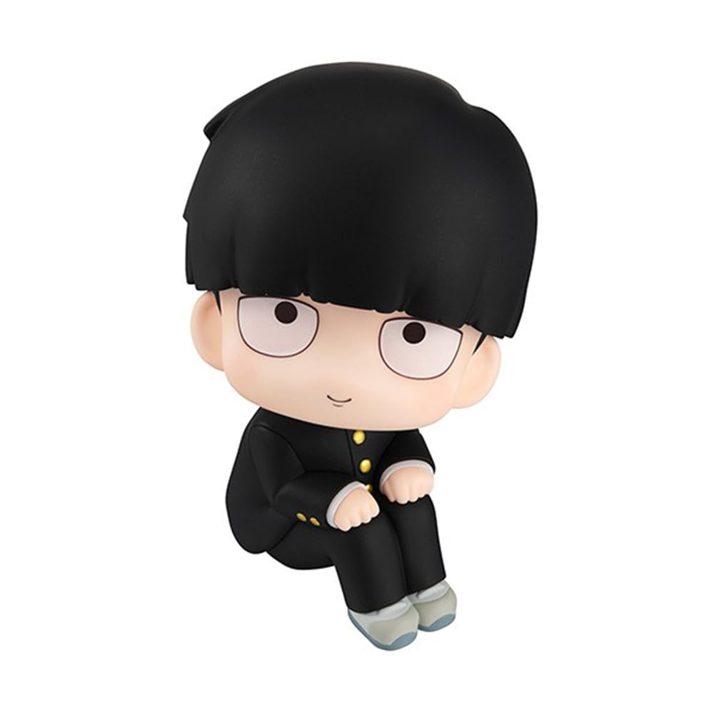 Zhongkaihua Anime Mob Psycho 100 Figure Mob Kageyama Shigeo Look Up Figure Reigen Arataka Action Figure Mini Statue PVC Model Desktop Ornaments