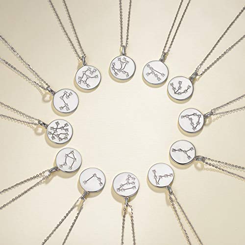 Collar de Plata con Colgante Capricornio para Mujer