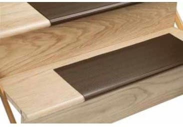 Dennis Vst2405 Stair Tread Protector, Vinyl, Black, 24" W X 9-7/8" D