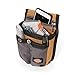 Dickies Zipper Pocket Canvas Pouch for Tool and Work Belts, Four Pockets, Cushioned Pocket, Grey/Tan