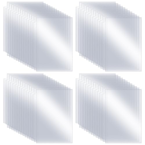50 Stück A6 Binder Klarsichthüllen Ringbuch, 6-Loch Ringbuch Budget Binder Taschen Wasserdicht Kunststoff Geld Zipless Umschläge, A6 Prospekthüllen Ohne Zipper Schutzhülle Ringordner Bindertaschen