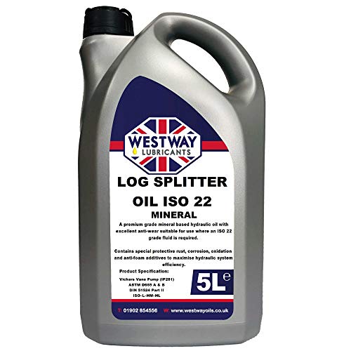 Log Splitter Oil ISO 22 Mineral 5 Litres / 5L