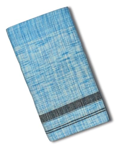 Image of Self Design Lungi & Dhoti for Men (Unstitched)| Lungi for Mens Cotton Blend | 2 Meter | Soft, Lightweight & Breathable Fabric | Ethnic Wear for Daily Use