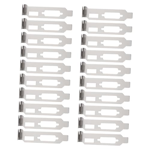 Mikikit 20pcs Placa de Ranura PCI Ventilada para Cubiertas de Ranura PCI para Gabinete de Computadora, Soporte Fácil de Instalar y Deflector de Ventilación miniatura 1