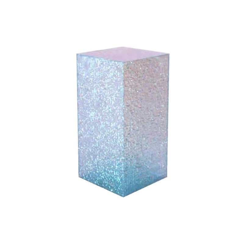 Pilier rectangulaire en acrylique transparent pour socle de présentation et décor de fête