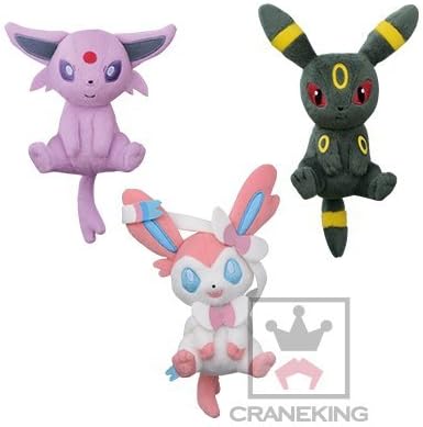 Amazon Co Jp ポケットモンスターxy Z くつろぎタイム ぬいぐるみ エーフィ ブラッキー ニンフィア 全3種セット おもちゃ