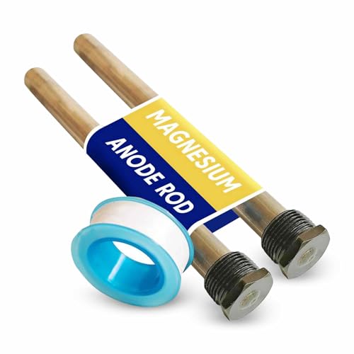 Anode Rod for Hot Water Heater - Magnesium 9.25' Length &frac34;' NPT - 2 Pack