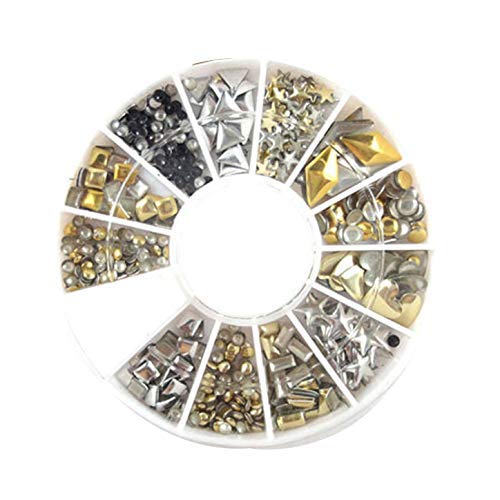 Ogquaton Borchie per decorazioni per unghie Nail